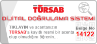 Otelegidelim.com Türsab Doğrulama Sistemi